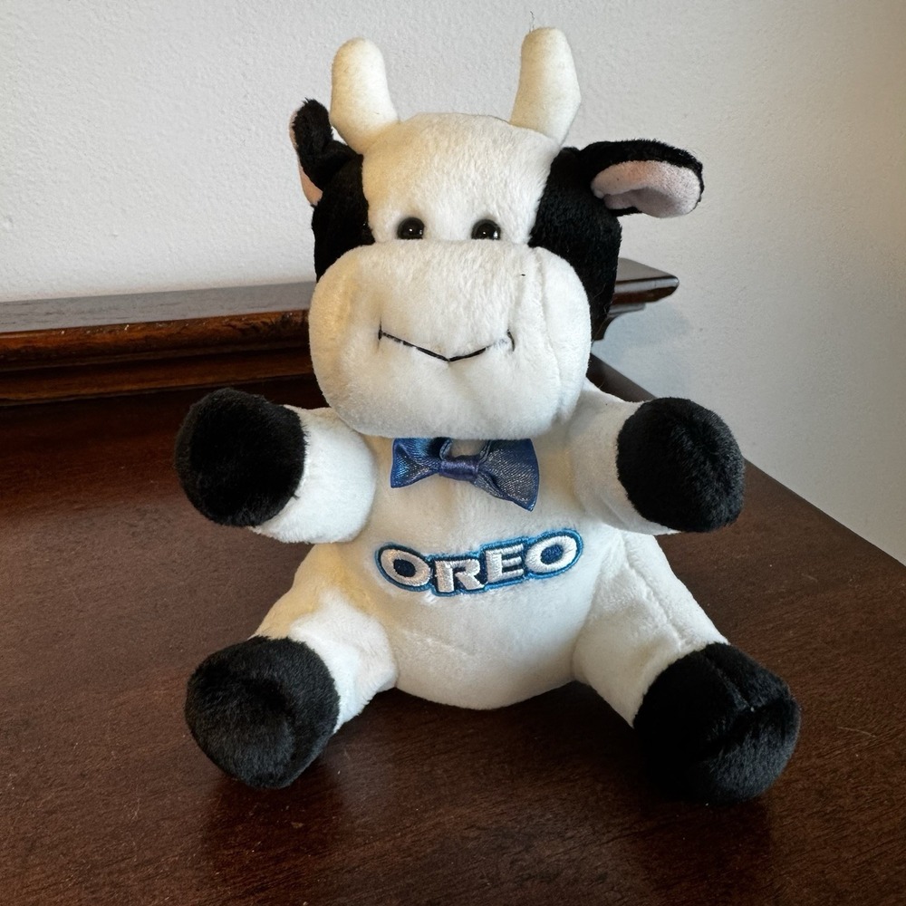 7" Nabisco OREO Cow Black & White Plush By Parkdale Novelty